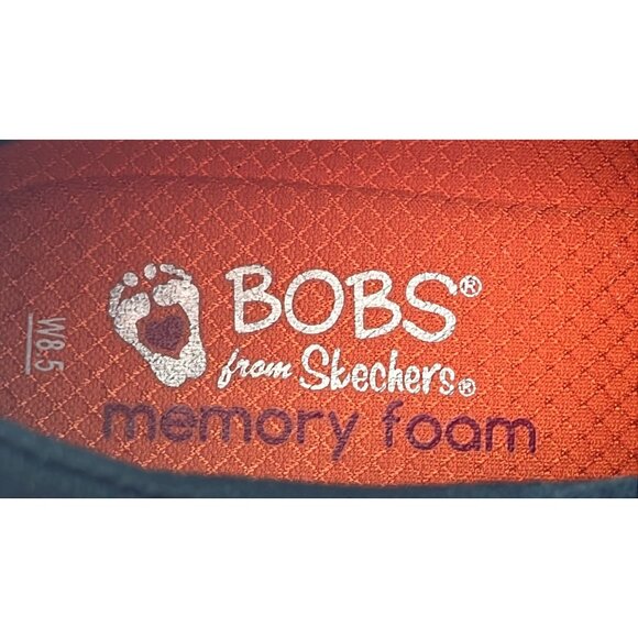 Bobs From Skechers Women's Slip-On Shoes W8.5 Dog Print Memory Foam Pre-Owned - Picture 3 of 5